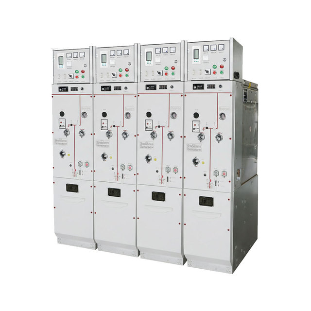 AHN-12 Industrial RMU Switchgear 12kV 630A IP3X SF6 Metal Enclosed Ring Main Unit Power Distribution Panel Board 50Hz