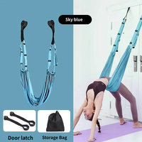 Corde de yoga aérien, Corde de yoga à domicile, Équipement d'entraînement pour splits, équilibres sur les mains, flexions, Bande d'étirement, Corde élastique à accrocher à la porte