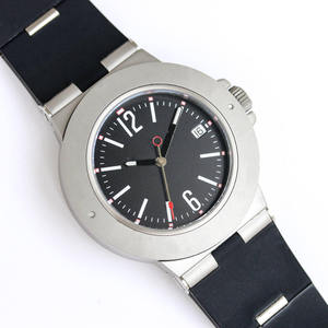 Reloj mecánico automático de lujo para hombre estilo BVL, zona horaria dual GMT de titanio, esfera mate, resistente al agua hasta 30 m, correa de caucho de 20 mm - Product Image 6