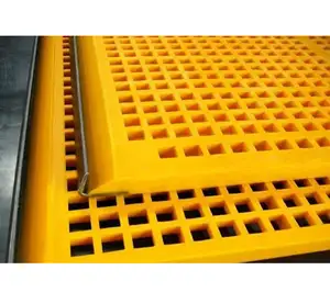 Polyurethane Injection Pu Vr Screen Panel Made In China Sieves Mesh Linear Vibrating Screen Zigzag
