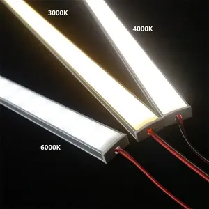 Luce del profilo a led per soggiorno sfondo da parete con luce impermeabile a led con fessura scura e luce del profilo a led