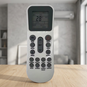 New YKR-K/231E 433MHz AC <b>Mini</b> White Remote Control with 4 Buttons for AUX Compatible Air Conditioner 8 Meter Range AAA Battery - Product Image 2