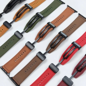 Nouveau Style <span class=keywords><strong>Bracelet</strong></span> en <span class=keywords><strong>cuir</strong></span> à boucle magnétique pour <span class=keywords><strong>Apple</strong></span> <span class=keywords><strong>Watch</strong></span> 9 <span class=keywords><strong>8</strong></span> 7 6 5 4se <span class=keywords><strong>Apple</strong></span> <span class=keywords><strong>Watch</strong></span> Strap 38mm 45mm 49mm - Product Image 2