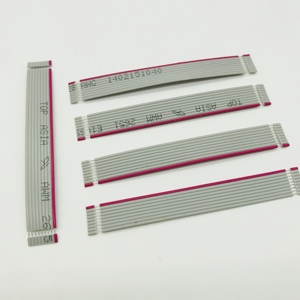 AWM2651Jumper 28awg 9-Pin 1.27mm Pitch gri düz şerit tel kablo - Product Image 5