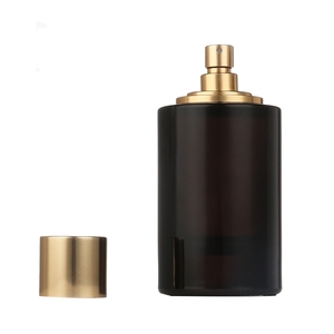 Di alta qualità 100ml bottiglie di <span class=keywords><strong>profumo</strong></span> di vetro Spray nero bel Design a forma di cilindro riutilizzabile produttori Parfum' - Product Image 4