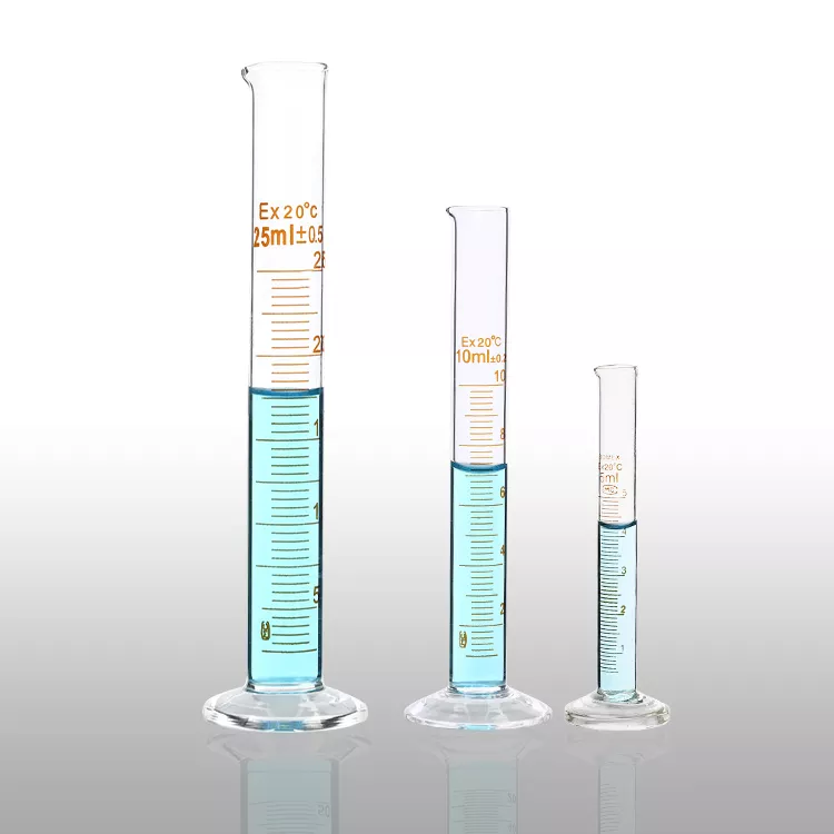 wholesale high quality professional 250ml volumetric graduated measuring  cylinder