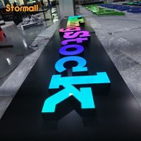 Letrero LED Personalizado para Exteriores a Todo Color, Letrero Luminoso con Logotipo a Todo Color, Letrero Programable, Letras 3D para Negocios