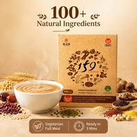 Poudre de céréales saines, porridge multigrains, poudre de remplacement de repas végétalienne, céréales complètes à base de plantes, OEM, vente en gros, aliments santé