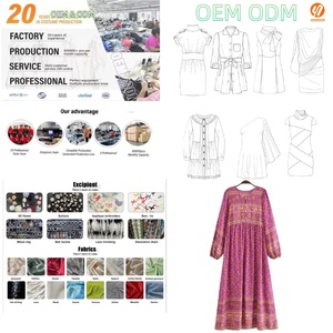 200 stampa semplice floreale abito lungo da spiaggia abiti da bambina abbigliamento casual donna moda 2023 inverno casual abito <span class=keywords><strong>invernale</strong></span> - Product Image 1