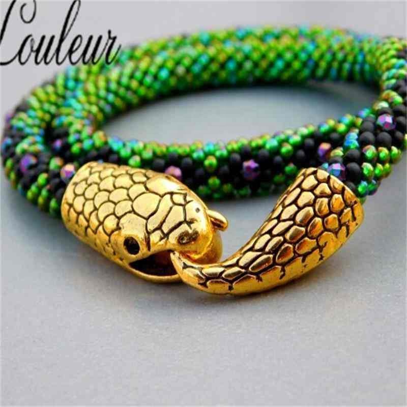 10x Antique Golden Alloy Hook Snake Head Clasps For Leather Cord Bracelet Making 10x Antique Golden Alloy Hook Snake Head Clasps For Leather Cord Bracelet Making