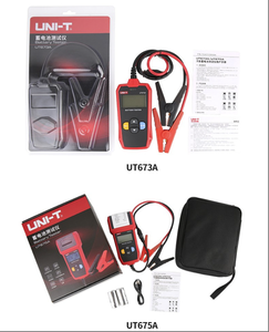 Testeur de batterie numérique UNI-T UT673A 12V/24V, analyseur de chargeur automobile, test de batteries Storage/AGM/GEL/EFB et de démarrage - Product Image 4