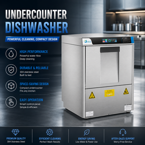 Lavavajillas Comercial Empotrable de Alta Temperatura con Desinfección por Agua Caliente para Hoteles y Cantinas, Elimina el 99.9% de las Bacterias - Product Image 4