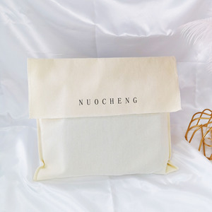 Logo Design Custom Cotton Canvas Velvet Dust Bags <b>Gift</b> Packaging Jewelry Pouch <b>Envelope</b> Mailing Flip Bag <b>for</b> Clothes - Product Image 6