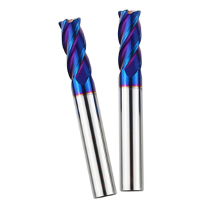 Dao phay đầu vuông cacbua xanh đậm, máy phay CNC, dụng cụ cầm tay dùng cho kim loại HRC45 55 60 70 - Product Image 6