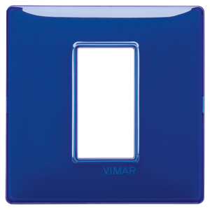 Vimar Reflex Sapphire Plate 13x8x0.9 Cm Wall <b>Switch</b> Cover - Product Image 1