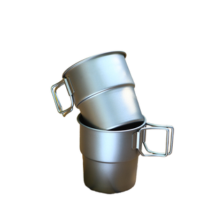 Juego de Utensilios de Cocina de Aluminio para Acampar, Olla Apilable con Asas Plegables para Cocinar al Aire Libre en Todas las Estaciones - Product Image 1