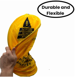 Señal de Advertencia de Piso Mojado Plegable de 4 Lados, Trilingüe (Inglés, Español, Francés), Señal de Seguridad de Piso Resbaladizo - Product Image 6