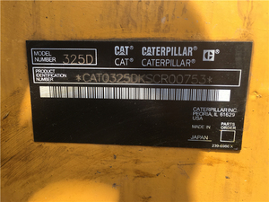 Excavatrice hydraulique CAT 325D d'origine économique à faible consommation de carburant, machine de terrassement d'occasion pour l'exploitation minière et la construction routière - Product Image 2