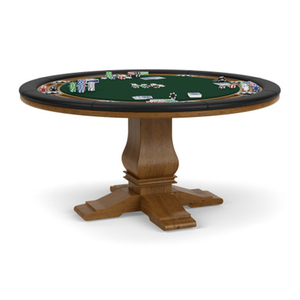 Mesa de Póker Profesional de Madera Maciza Personalizada, Moderna, de Calidad de Casino, Ovalada, para Juegos de Mesa - Product Image 1