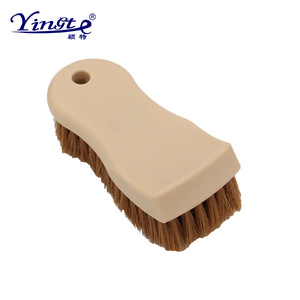 Yingte Car <b>Brush</b> Horse Hair <b>Wheel</b> <b>Brush</b> For Car Cleaning Plastic Handle - Product Image 5