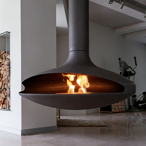 Chimenea Colgante Independiente de Acero al Carbono con Diseño Moderno y Decorativo, Ideal para Hoteles, Villas y Bed & Breakfast. - Product Image 4