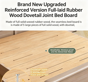 Cama Moderna <span class=keywords><strong>de</strong></span> Madera Maciza con Acabado en Cuero, Tamaño Completo, Cómoda y con Almacenamiento Multifuncional para Hoteles, Muebles <span class=keywords><strong>de</strong></span> Dormitorio - Product Image 4