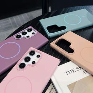 <span class=keywords><strong>Ultra</strong></span>-Mince Macaron Mode Mat Dur PC Téléphone Cas pour <span class=keywords><strong>Samsung</strong></span> S21 <span class=keywords><strong>S22</strong></span> S23 S24 S25 Magnétique Respectueux De La Peau Et Compatible - Product Image 5