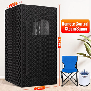 Sauna portable pliable Lingvita, système de spa personnel à domicile, relaxation du corps entier, étanche, 3L - Product Image 1