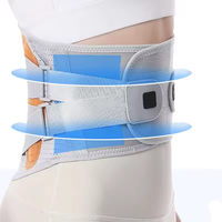 Ceinture de soutien lombaire de nouvelle conception, respirante et douce en polyester/spandex, pour les douleurs dorsales, la sciatique et les hernies discales