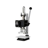 Máquina de Prensa Térmica Elétrica Automática para Estampagem a Quente e Gravação de Logotipos em Couro - Nova