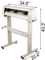Plotter de Corte de Vinilo de 28 Pulgadas (720 mm), Plotter Gráfico para Publicidad, Diseño Artesanal, Corte de Letreros