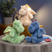 Dinosaure en peluche super doux de haute qualité, prêt à être expédié, jouet d'anniversaire, animal en peluche mignon, dinosaure debout