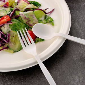 4.5g Ensembles de couverts jetables robustes <span class=keywords><strong>Forchette</strong></span> Cuillères en plastique Fourchettes Couteaux Serviettes - Product Image 5