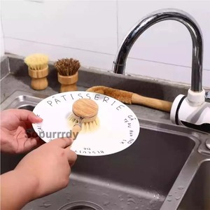 Ensemble de brosses de nettoyage en bambou pour cuisine avec logo personnalisé, 100% naturelles, écologiques, en sisal et en fibre de palme, pour le lavage des ustensiles - Product Image 5