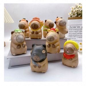 Coffret de jouets anti-stress ultimes en forme de capybara, en silicone écologique, PVC et PU, pour la relaxation des adultes, jouets à presser - Product Image 1