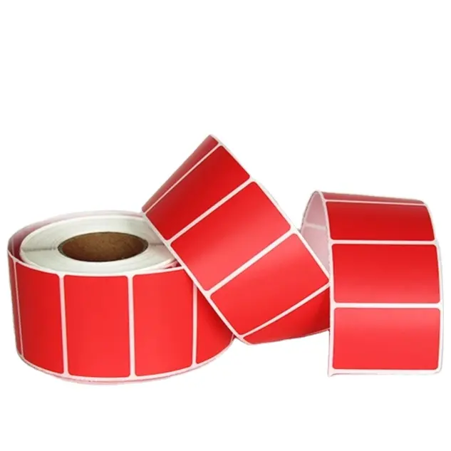 Thermal Sticker Roll Colored Self-Adhesive Color Direct Thermal Sticker Labels Colored Thermal Paper