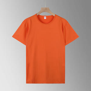 Customizable Event T-Shirt Solid Color Round Neck Modal Fabric Leisure Wear Group Activity Short Sleeve Shirt - Product Image 3