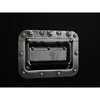 Cadre en aluminium argenté personnalisé étui de vol antichoc pour batterie étui de transport routier robuste pour coffre à câbles