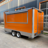 Camion de nourriture Snack Food Chariot de boisson Café Bar Remorque alimentaire