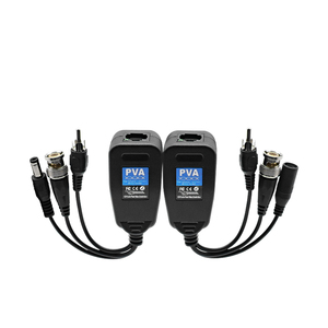 Hengxin HX H207AD 1080P PVA <span class=keywords><strong>Balun</strong></span> de <span class=keywords><strong>Video</strong></span> 3 en 1 Analógico/AHD/CVI/TVI UTP CAT5 5E 6 BNC/RJ45/RCA/DC5.5/2.1 Transmisión 12-36V 300m - Product Image 1