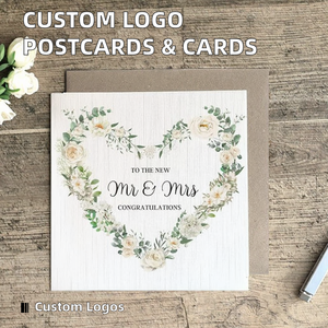 Nhỏ tùy chỉnh <span class=keywords><strong>logo</strong></span> in kỹ thuật số in ấn <span class=keywords><strong>Scratch</strong></span>-proof bền bưu thiếp hoàn hảo ràng buộc Cảm ơn bạn lời mời thiệp chúc mừng - Product Image 3