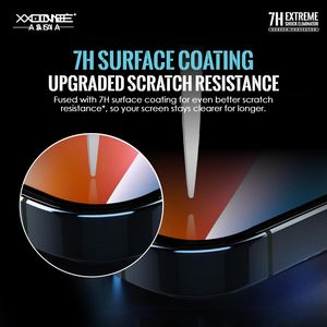 Protection d'écran X-ONE <span class=keywords><strong>incassable</strong></span> en polymère hybride résistant aux chocs 6X, film transparent HD compatible avec les coques pour iPhone 17 16 15 Pro Max - Product Image 3