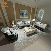Chaise de loisir personnalisable de luxe en bois velours appartement européen classique hôtel villa mobilier vintage loisirs royal haut de gamme