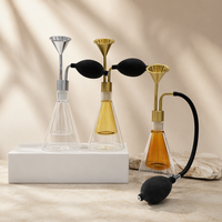 Bouteille d'échantillonnage d'arômes en verre en forme de volcan OEM créative, dispositif de test de parfum pour l'affichage d'huiles essentielles, de parfums, de café et de vin