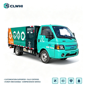 Camion à ordures électrique JAC Pure Electric Sealed Bin 87 kW, entièrement électrique, pour la collecte et le transport des déchets alimentaires dans les poubelles de rue - Product Image 1