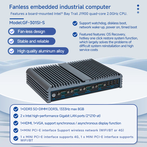 Hot Sale J1900 Mini Itx Fanless Ebedded 4th Gen I3 I5 I7 <strong>Linux</strong> Ubuntu <strong>OS</strong> Portable Industrial Mini Pc With Parallel Port - Product Image 2