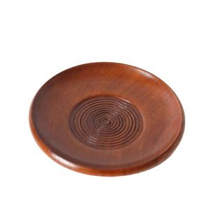 Taza de Té o Sopa de Madera Hecha a Mano Ecológica con Plato y Cuchara para Servir Sopas, Café, Té Verde y Té Negro - Product Image 3