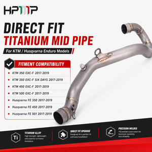 Silencieux d'échappement en alliage de titane pour moto KTM EXC-F <span class=keywords><strong>Six</strong></span> Days 350 450 500 Husqvarna <span class=keywords><strong>FE</strong></span> 350 450 501 17-19 - Product Image 4