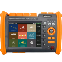 Novker NK6000 OTDR Portátil, Probador de Fibra Óptica 1310/1550nm Monomodo/Multimodo, Equipo para Redes FTTx PON