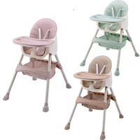 Chaises hautes de salle à manger modernes chaise multifonction pour bébés et enfants avec coussin en PU chaise haute pour l'alimentation de bébé